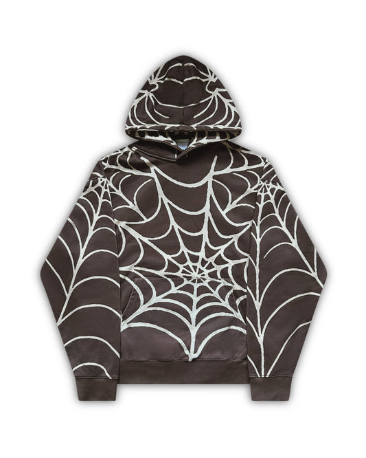 SPIDER HOODIE BROWN